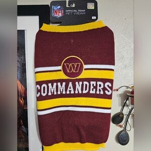 NFL Official Washington Commanders Maroon Sweater Size Large NEW with Tag